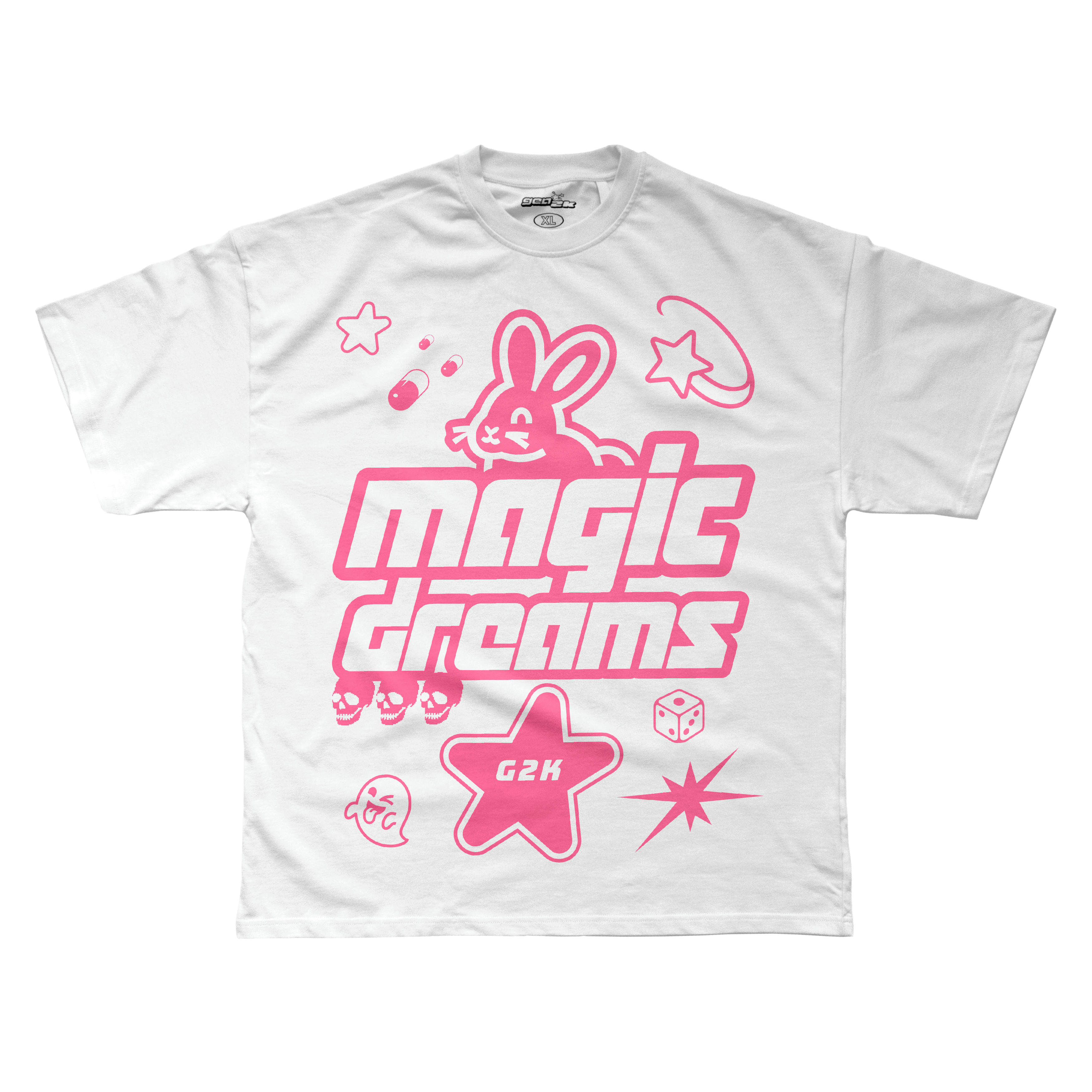 T-Shirt Y2K Bunny Blanc T-Shirt Y2K Bunny Blanc